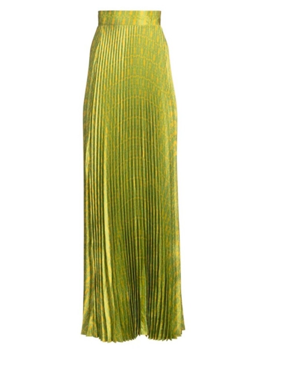 WANNI FUGA Flora Pleated Maxi PANT Skirt - Green SIZE 12